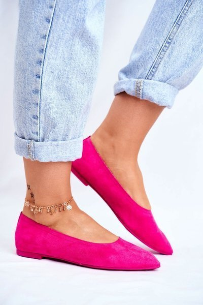 Ballerines Femme Eco-Suède Fuchsia Bellissima