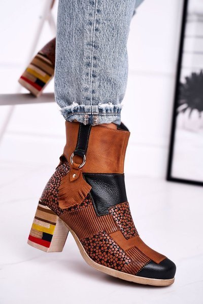 Bottes Femme Cuir Maciejka Camel 04635-29