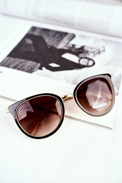 Lunettes de soleil Femme Prius PR-V70 Noir Beige Dégradé