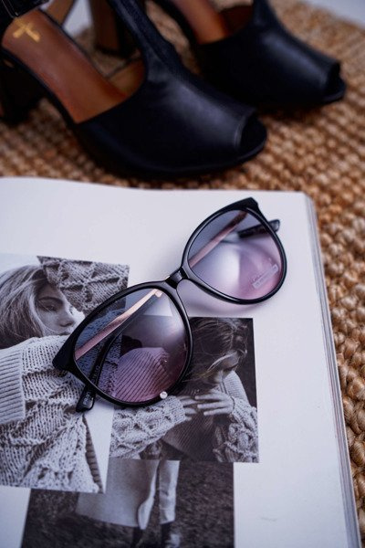 Lunettes de soleil Prius PR-V33 noires transparentes