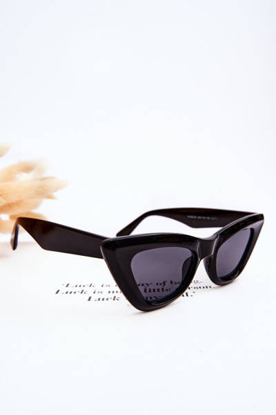 Damensonnenbrille Katzenauge V100045 Schwarz