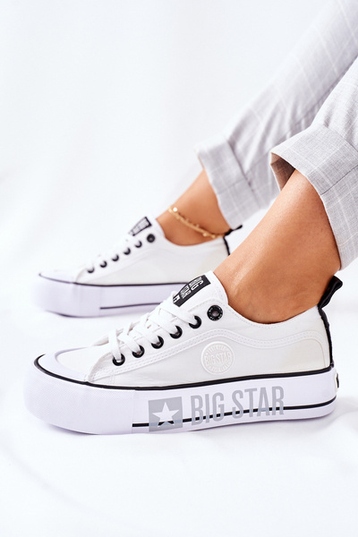 Adidași pe o platformă Big Star II274021 White