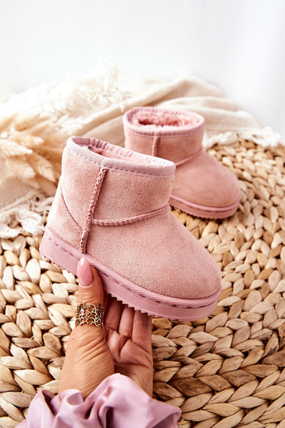 Gyerek bemelegítő hócsizma Pink Gooby