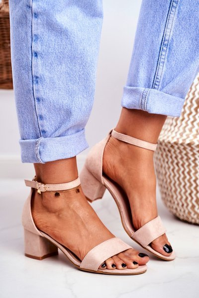Sandales Femme Eco-Suède Beige Oh Baby!
