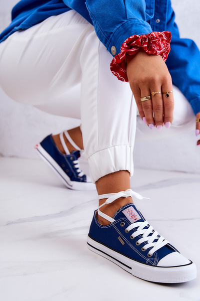 Baskets Classiques Femme Cross Jeans JJ2R4012C Bleu marine
