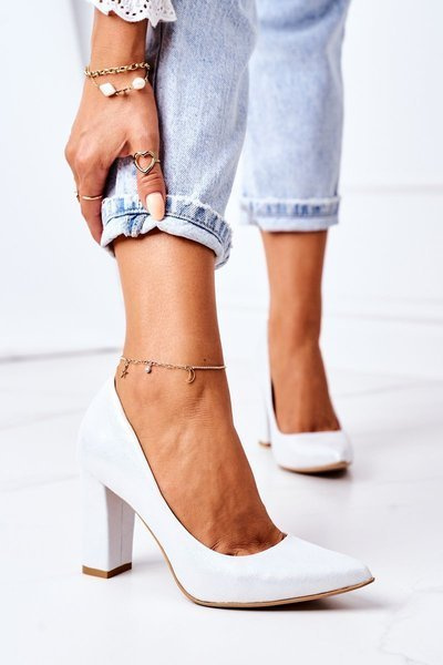 Escarpins En Satin Lewski Shoes 2453 Argent