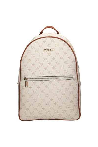 Sac à dos en cuir pour femme NOBO M0440-CM00 Beige clair