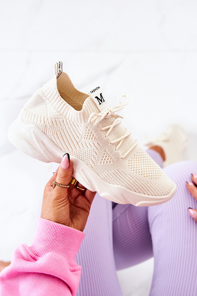 Sportiniai batai Sneakers Audinys Šviesiai smėlio spalvos Nolene