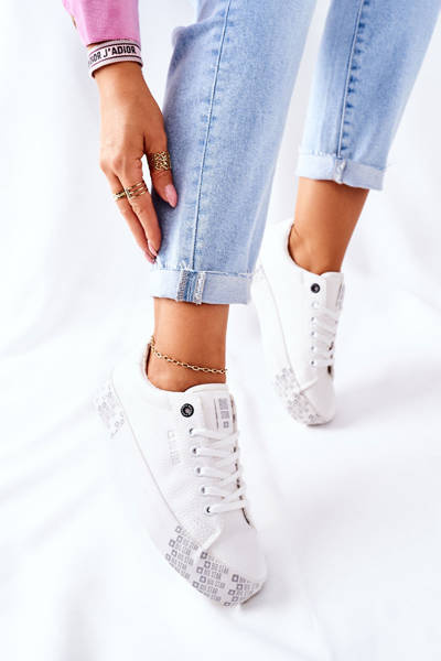 Baskets Femme Sur Une Plateforme BIG STAR II274181 Blanc