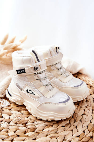 Bottes De Neige Isolées Beige Clair Erila