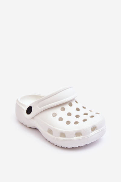 Claquettes Crocs en mousse pour bébé Blanc Percy