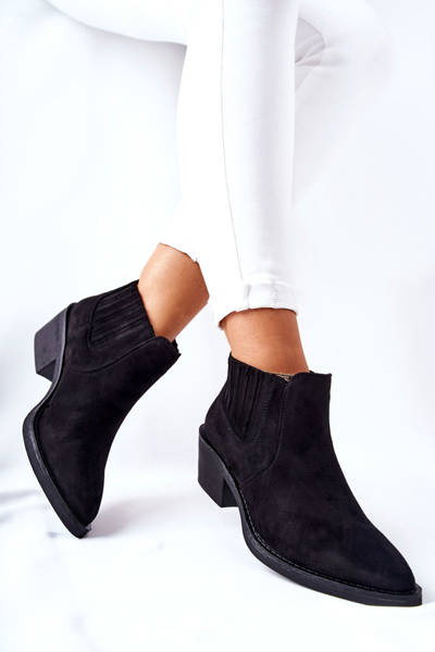 Subedee Slip-On Boots Assanella neagră