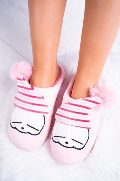 Chaussons Femme Fait Maison Rose Clair Mashimaro