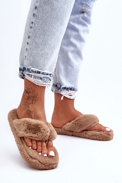 Damen Fuchs Hausschuhe Papcie Braune Elma