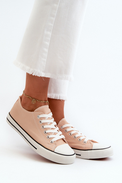 Baskets basses classiques roses pour femmes Caelira