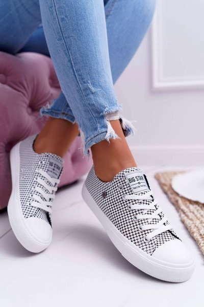 Moteriški sportbačiai Big Star languoti balti DD274035