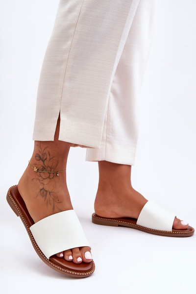 Chaussons Classiques Femme Blanc Aphrodite