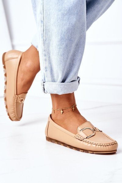 Plăcile din piele pentru femei din centrul orașului maro deschis