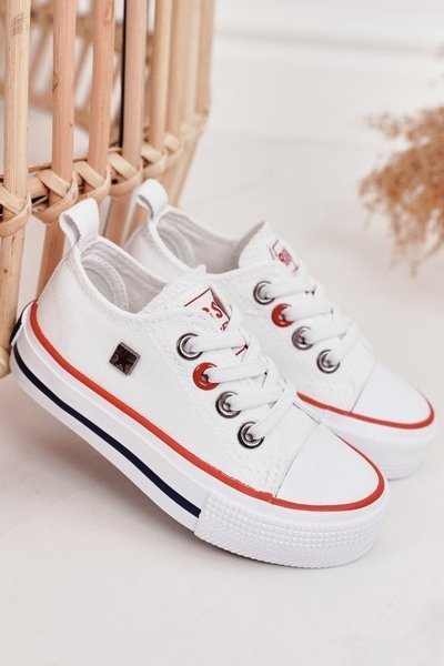 Kinder Classic Low Turnschuhe BIG STAR HH374089 Weiß