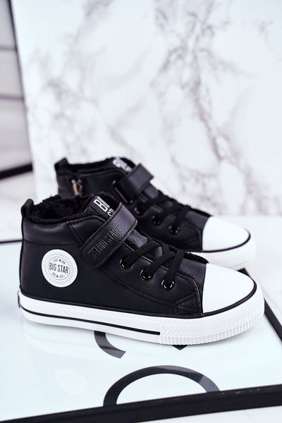 Baskets isolées enfant Big Star GG374035 Noir