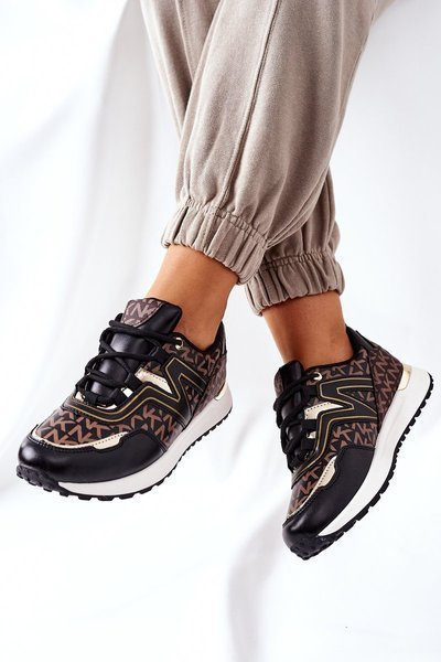 Chaussures de Sport Femme Baskets Noir-Marron Always