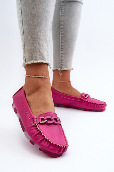 Velúr kényelmes naplopók Fuchsia Giovana