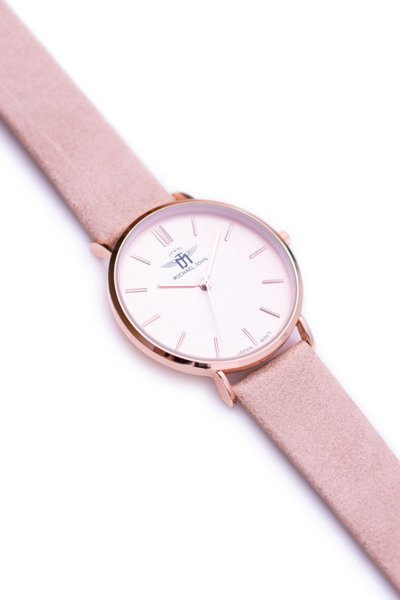 Moteriškas laikrodis Michael John Florence 40 mm smėlio spalvos dirželis