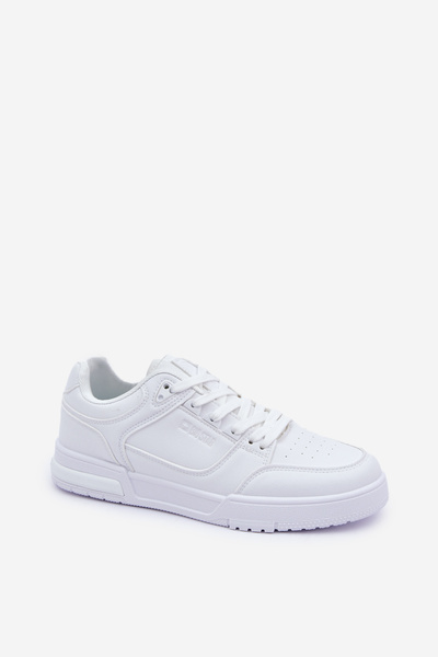 Baskets pour hommes en cuir écologique Big Star OO174003 Blanc