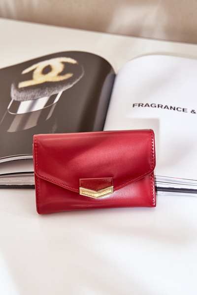 Portefeuille Femme Laqué Rouge Rahner