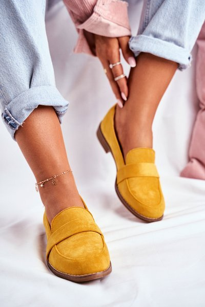 Demi-bottes en daim pour femmes jaunes Cintra