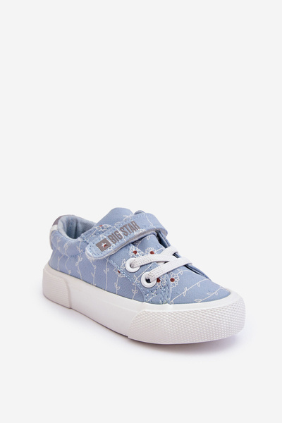 Kinder Material Turnschuhe BIG STAR JJ374101 Blau
