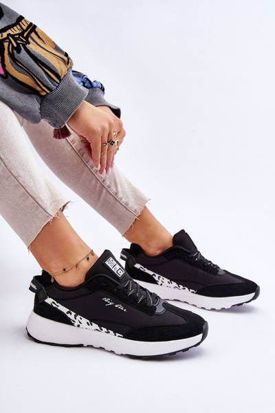 Women's Sneakers Memory Foam System Big Star LL274956 Black