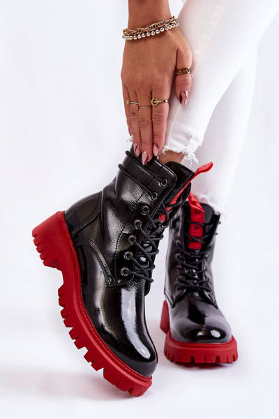 Patentuoti moteriški batai La.Fi 250045R-LA Black-Red