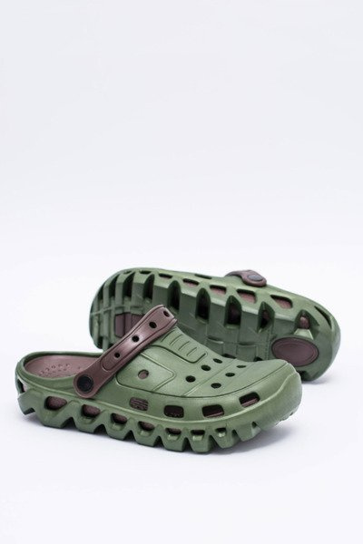 Green Men's Garden Lightweight Flip Flops Kroks Eva