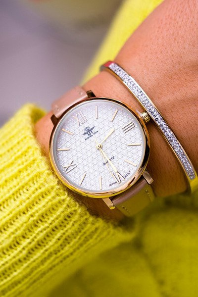 WEMEN'S WATCHALE MICHAEL JOHN BEIGE LOTTANU