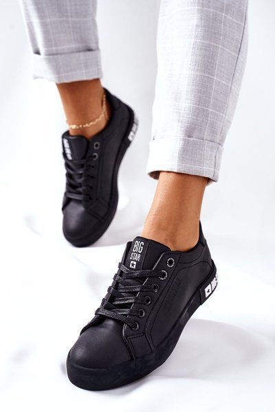 Adidaje din piele pentru femei Big Star II274030 Negru