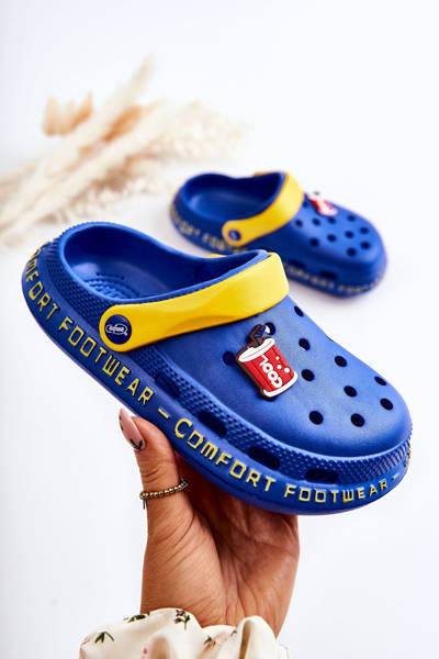 Kinderhausschuhe Kroks Cola Befado 159Y101 Dunkelblau