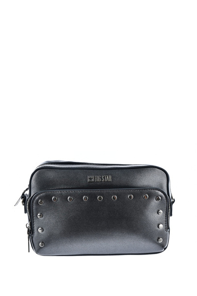 Leder Messenger Bag Big Star KK574126 Silber