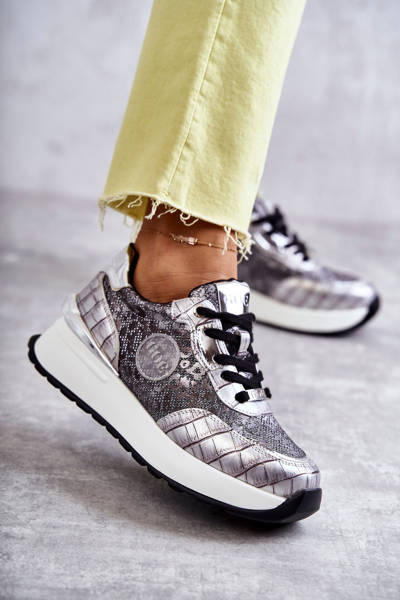 Női sportcipő Wedge GOE KK2N4083 ezüst