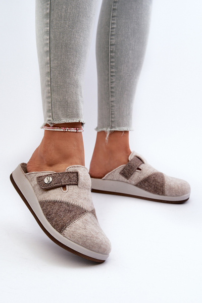 [Pantoufles orthopédiques pour femmes Inblu CT000032 Beige]