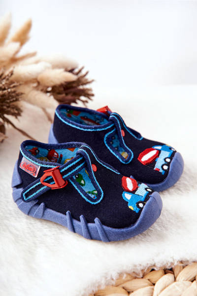 Chaussons chaussures Befado Bétonnière 110P385 Bleu marine