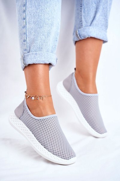 Chaussures de sport pour femmes à enfiler gris Gestacio