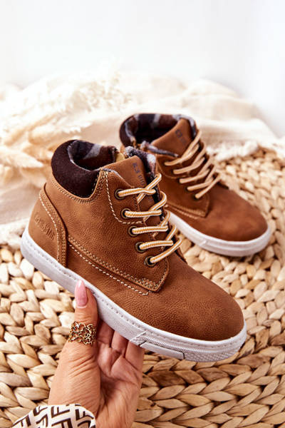 Gyerek szigetelt sportcipő Big Star BB374131BS Camel