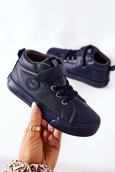Adidaje înalte pentru copii Big Star EE374003 Navy Blue