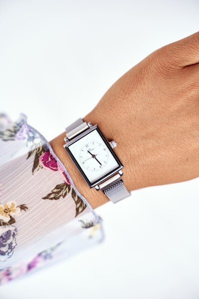 Women's Watch Giorgio și Dario cu Magnet Silver Quadro