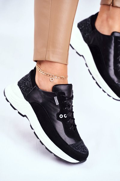 Pantofi sport pentru femei Adidași din piele Maciejka 04845-01