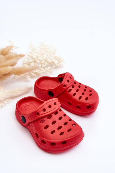 Children's Foam Slides Red Lucas
