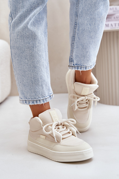 Baskets chaudes pour femmes Big Star OO274A531 Crème