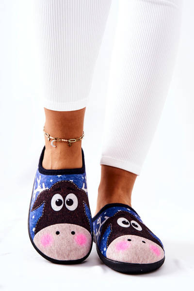 Melegítő papucs Modell Reindeer Blue Elodie
