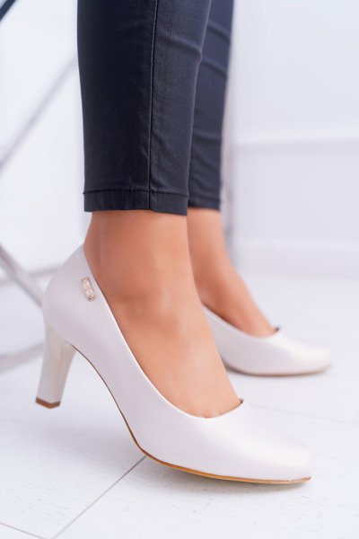 Escarpins femme Sergio Leone Beige Pearl Orsola